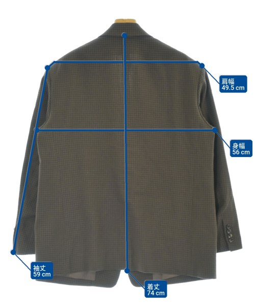 6(ROKU)（ロク）カジュアルジャケット 茶 サイズ:36(S位) レディース/2200666696021