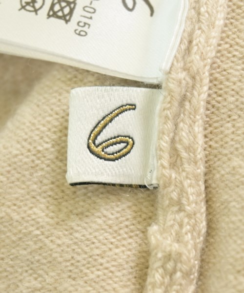 6(ROKU)（ロク）ニット・セーター ベージュ サイズ:-(XS位) レディース/2200664557065