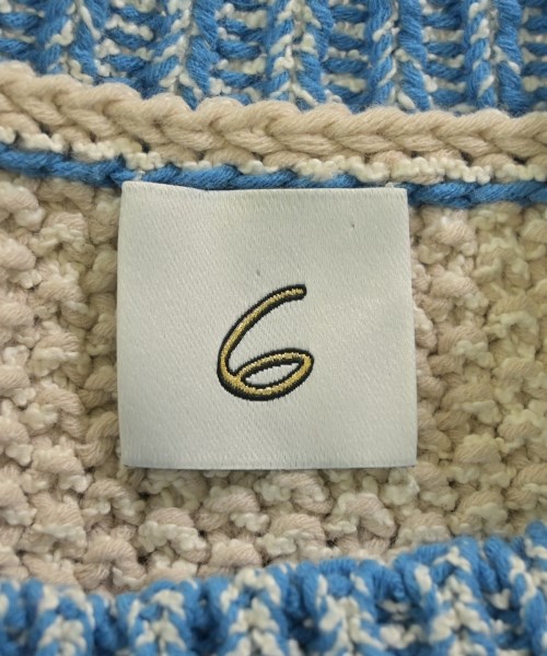 6(ROKU)（ロク）ニット・セーター ベージュ サイズ:F レディース/2200662118060