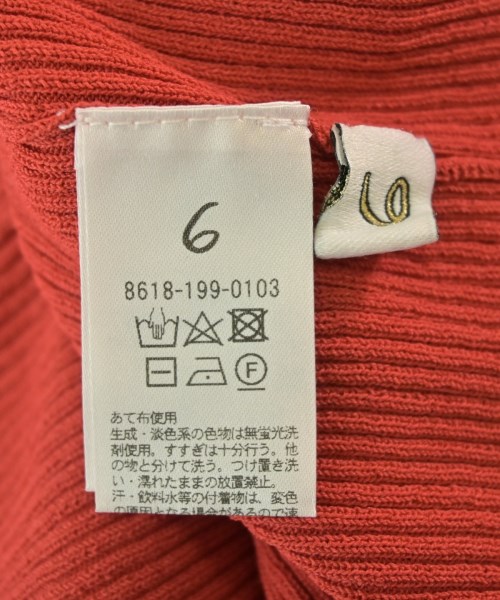 6(ROKU)（ロク）ニット・セーター 赤 サイズ:-(XS位) レディース/2200662118077
