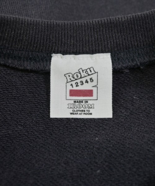 6(ROKU)（ロク）スウェット 紺 サイズ:L レディース/2200662118084