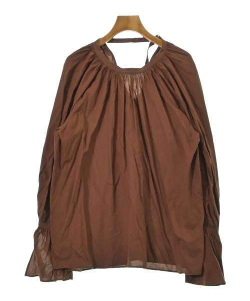 6(ROKU)(ロク)ブラウス 茶 サイズ:36(S位)/2200667695061