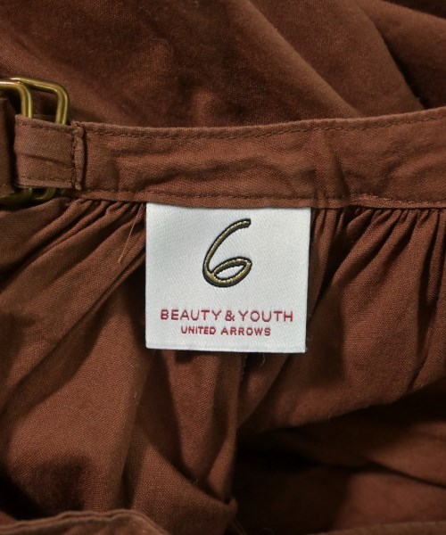 6(ROKU)（ロク）ブラウス 茶 サイズ:36(S位) レディース/2200667695061