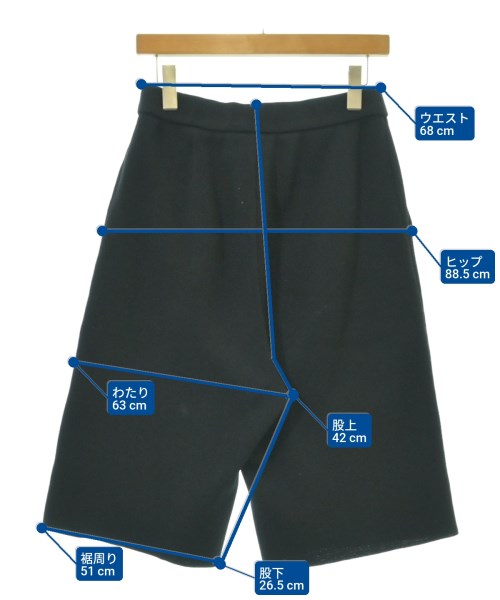 6(ROKU)（ロク）ショートパンツ 黒 サイズ:-(M位) レディース/2200666089038