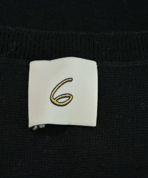 6(ROKU)（ロク）ベスト/ノースリーブ 黒 サイズ:-(XL位) レディース/2200666089212