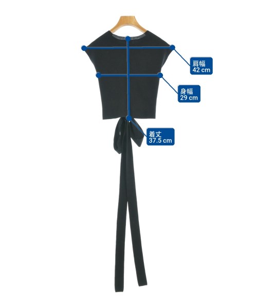 6(ROKU)（ロク）ベスト/ノースリーブ 黒 サイズ:-(XL位) レディース/2200666089212