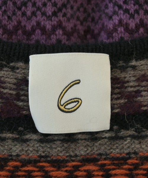 6(ROKU)（ロク）ニット・セーター 紫 サイズ:-(XS位) レディース/2200666318015