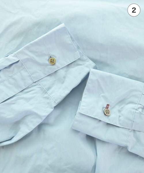 6(ROKU)（ロク）ブラウス 青 サイズ:36(S位) レディース/2200665539046