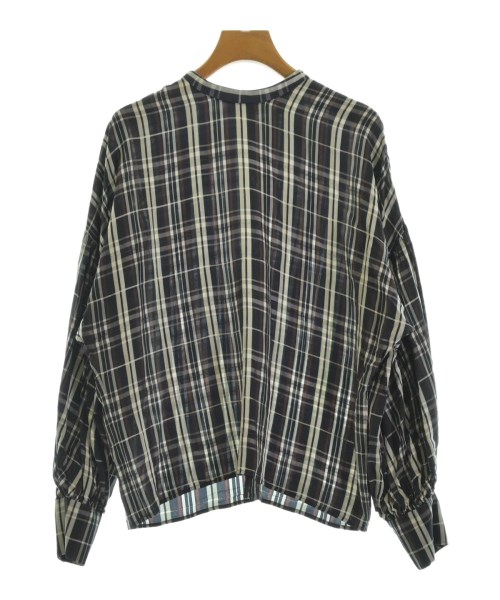 6(ROKU)(ロク)ブラウス 紺 サイズ:36(S位)/2200665900044