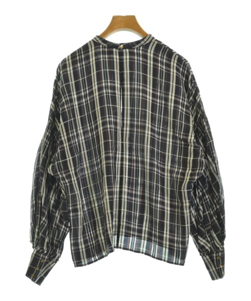 6(ROKU)（ロク）ブラウス 紺 サイズ:36(S位) レディース/2200665900044