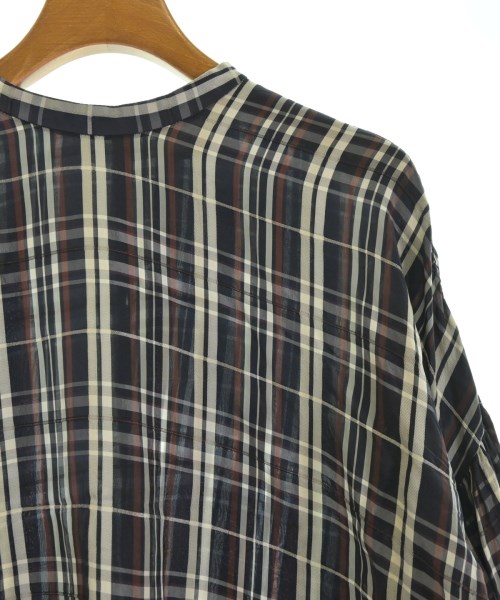 6(ROKU)（ロク）ブラウス 紺 サイズ:36(S位) レディース/2200665900044