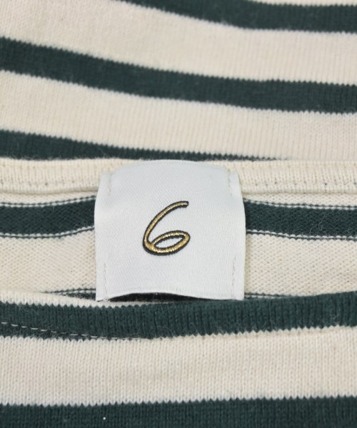 6(ROKU)（ロク）Tシャツ・カットソー 白 サイズ:36(S位) レディース/2200665900099