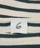 6(ROKU)（ロク）Tシャツ・カットソー 白 サイズ:36(S位) レディース/2200665900099