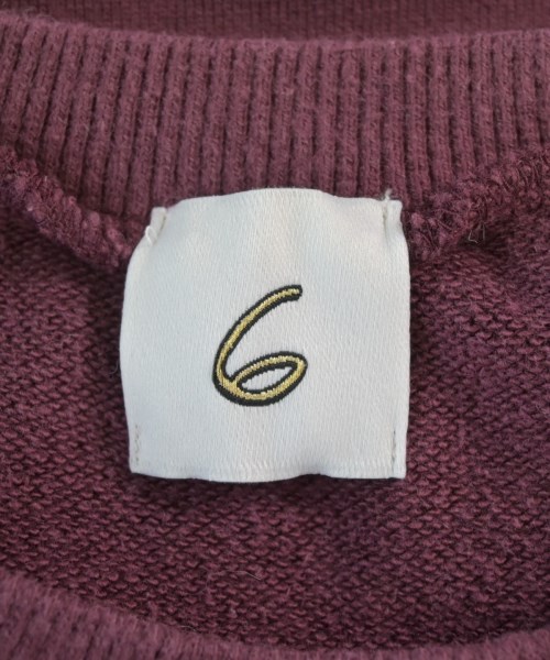 6(ROKU)（ロク）スウェット 赤 サイズ:F レディース/2200666985125