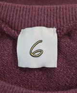 6(ROKU)（ロク）スウェット 赤 サイズ:F レディース/2200666985125