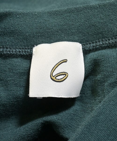 6(ROKU)（ロク）Tシャツ・カットソー 緑 サイズ:F レディース/2200669086522