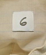 6(ROKU)（ロク）カジュアルシャツ ベージュ サイズ:38(M位) レディース/2200669086539