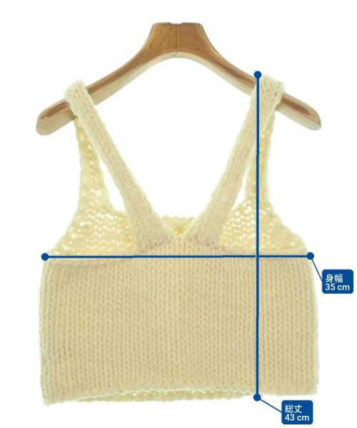 6(ROKU)（ロク）ベスト 白 サイズ:F レディース/2200669086584