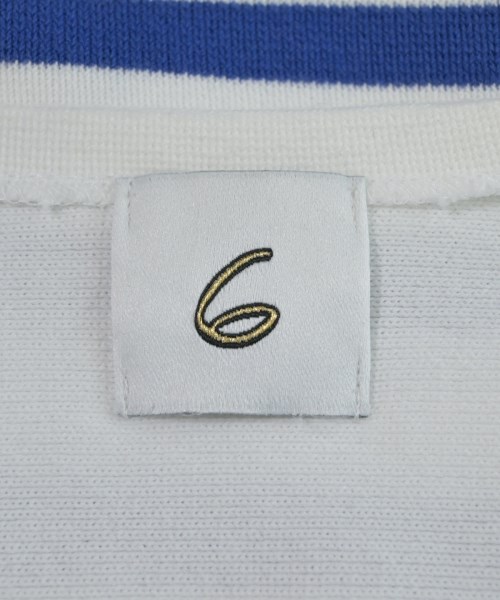 6(ROKU)（ロク）Tシャツ・カットソー 白 サイズ:F レディース/2200670767021