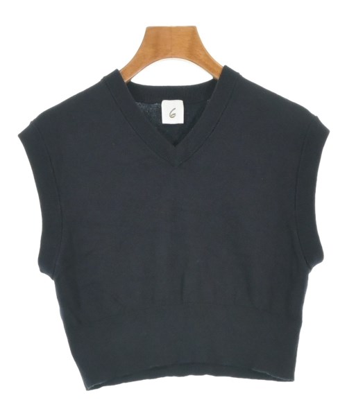 6(ROKU)(ロク)ベスト/ノースリーブ 紺 サイズ:-(M位)/2200671398095
