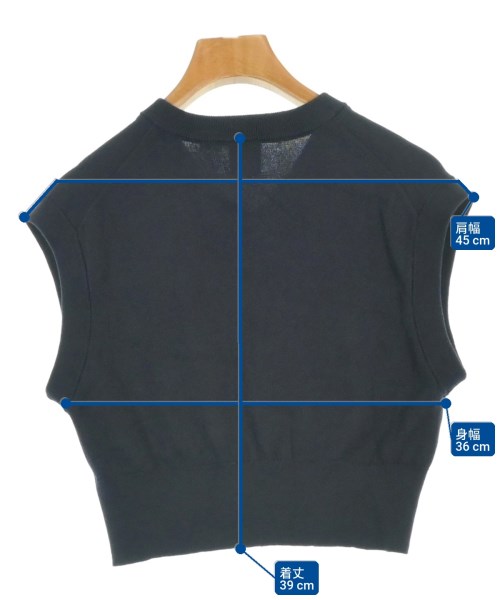 6(ROKU)（ロク）ベスト/ノースリーブ 紺 サイズ:-(M位) レディース/2200671398095