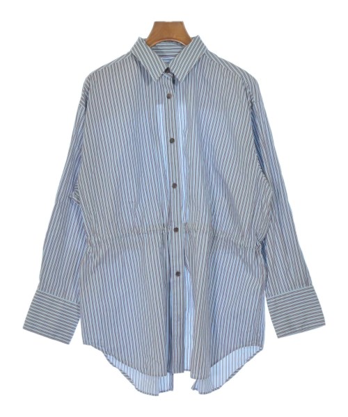 6(ROKU)(ロク)ブラウス 青 サイズ:F/2200671398149