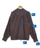 6(ROKU)（ロク）ブラウス 茶 サイズ:38(M位) レディース/2200671490041