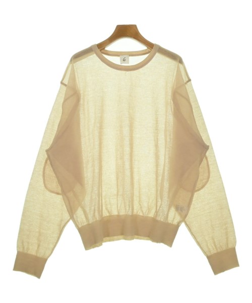 6(ROKU)(ロク)ニット・セーター ベージュ サイズ:F/2200662469056