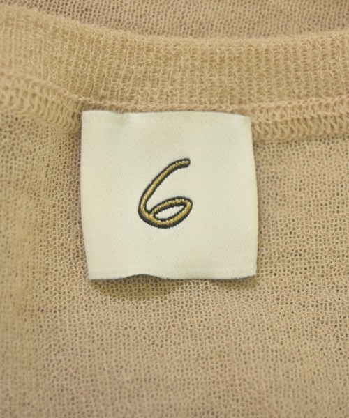 6(ROKU)（ロク）ニット・セーター ベージュ サイズ:F レディース/2200662469056