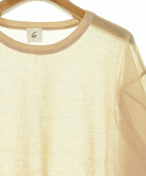 6(ROKU)（ロク）ニット・セーター ベージュ サイズ:F レディース/2200662469056