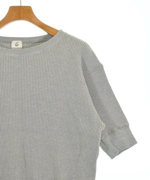 6(ROKU)（ロク）Tシャツ・カットソー グレー サイズ:F レディース/2200729597036