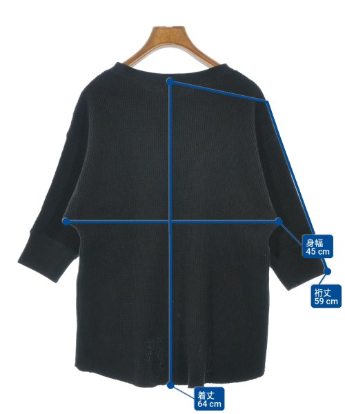 6(ROKU)（ロク）Tシャツ・カットソー 黒 サイズ:F レディース/2200722570012