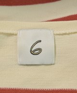 6(ROKU)（ロク）Tシャツ・カットソー 白 サイズ:F レディース/2200736438209