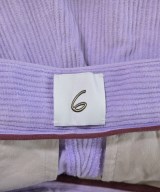 6(ROKU)（ロク）スラックス 紫 サイズ:34(XS位) レディース/2200737903034