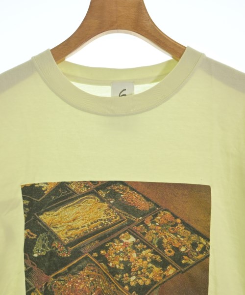 6(ROKU)（ロク）Tシャツ・カットソー 黄 サイズ:L レディース/2200710663160