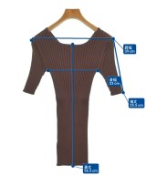 6(ROKU)（ロク）ニット・セーター 茶 サイズ:-(S位) レディース/2200716046165