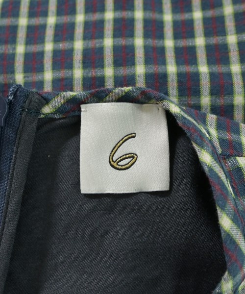 6(ROKU)（ロク）カジュアルシャツ 紺 サイズ:38(M位) レディース/2200721769226