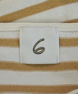 6(ROKU)（ロク）Tシャツ・カットソー 白 サイズ:36(S位) レディース/2200726774010