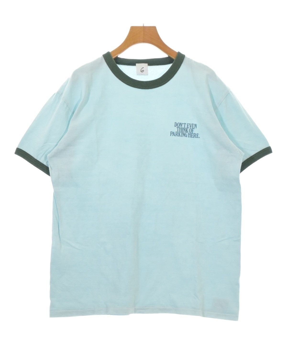 6(ROKU)（ロク）Tシャツ・カットソー 青 サイズ:L レディース