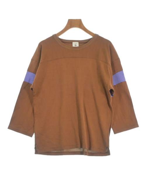6(ROKU)(ロク)Tシャツ・カットソー 茶 サイズ:-(M位)/2200690228014