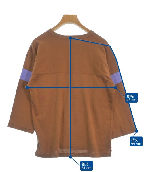 6(ROKU)（ロク）Tシャツ・カットソー 茶 サイズ:-(M位) レディース/2200690228014