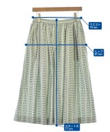 6(ROKU)（ロク）ロング・マキシ丈スカート 緑 サイズ:36(S位) レディース/2200687512102
