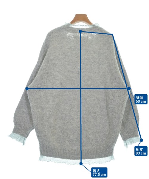 ara ara（アラアラ）ニット・セーター グレー サイズ:2(M位) レディース/2200656815081