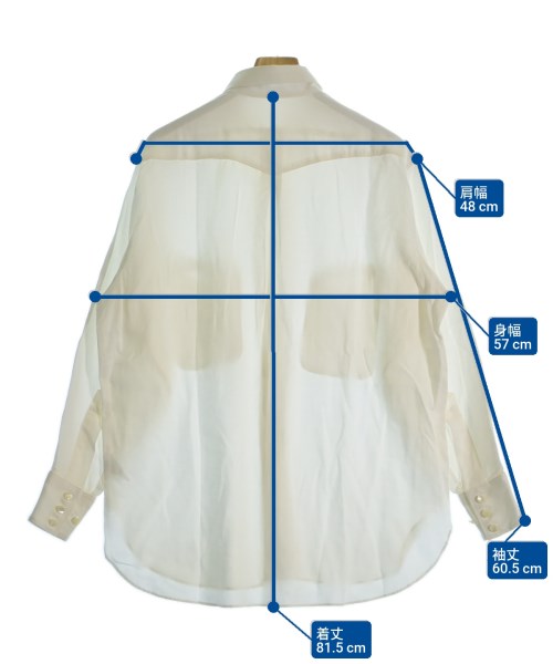 YOUNG&OLSEN The DRYGOODS STORE（ヤングアンドオルセンザドライグッズストア）カジュアルシャツ 白 サイズ:F メンズ/2200663357093