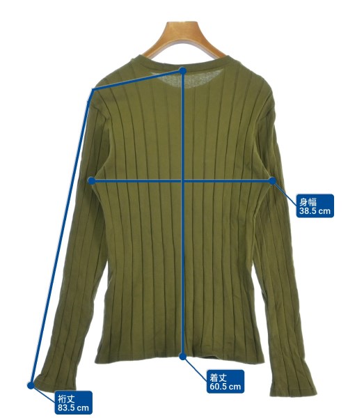 YOUNG&OLSEN The DRYGOODS STORE（ヤングアンドオルセンザドライグッズストア）Tシャツ・カットソー 緑 サイズ:2(M位) レディース/2200633309121