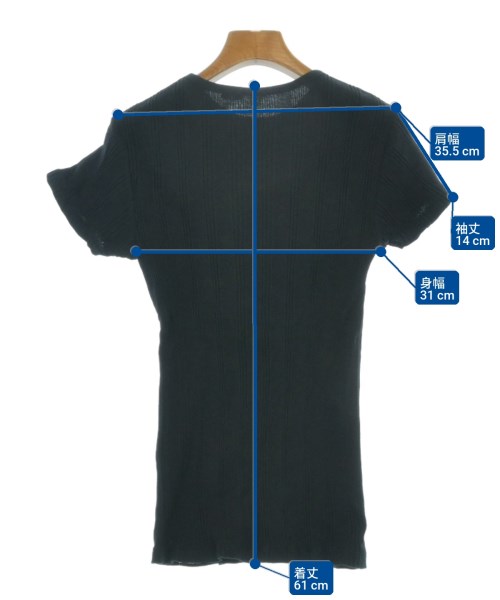 YOUNG&OLSEN The DRYGOODS STORE（ヤングアンドオルセンザドライグッズストア）Tシャツ・カットソー 黒 サイズ:1(S位) レディース/2200644387088