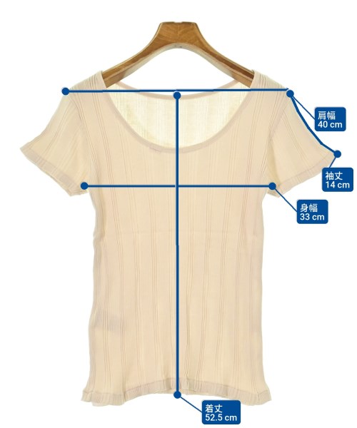 YOUNG&OLSEN The DRYGOODS STORE（ヤングアンドオルセンザドライグッズストア）Tシャツ・カットソー ベージュ サイズ:1(S位) レディース/2200615264271