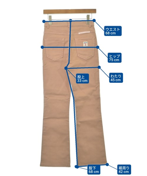 YOUNG&OLSEN The DRYGOODS STORE（ヤングアンドオルセンザドライグッズストア）デニムパンツ ベージュ サイズ:2(M位) レディース/2200631161509