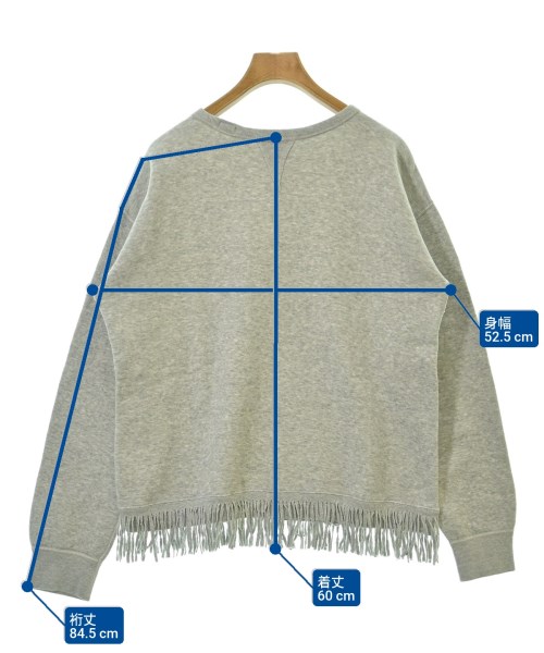 YOUNG&OLSEN The DRYGOODS STORE（ヤングアンドオルセンザドライグッズストア）スウェット グレー サイズ:3(L位) レディース/2200670481170