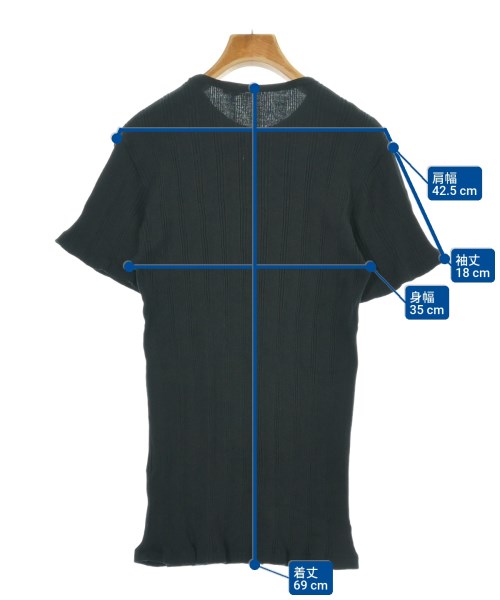 YOUNG&OLSEN The DRYGOODS STORE（ヤングアンドオルセンザドライグッズストア）Tシャツ・カットソー 黒 サイズ:3(L位) レディース/2200623351086